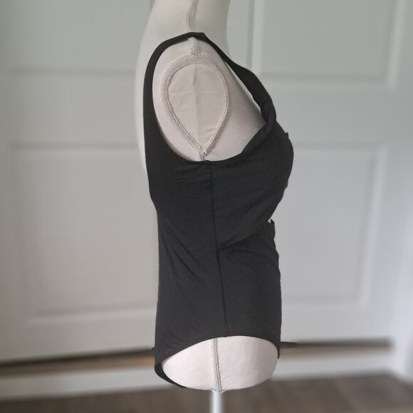 Meyeeka One Piece Tummy Control V neck High Cut Swimsuit XL NWT - Picture 7 of 8